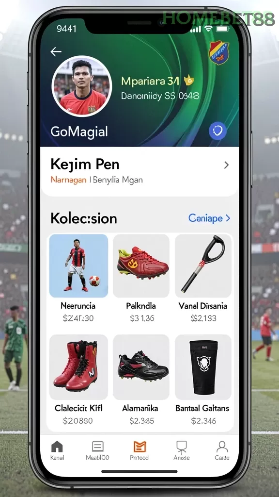 Cuplikan layar SAUDARATOTO — menu navigasi